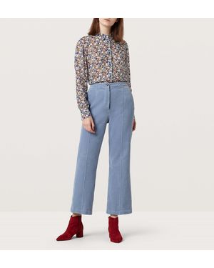 Finery London Clara Kickflare Cord Trousers - Blue