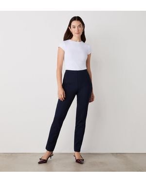 Finery UK Cleo Ponte Jersey Leggings - Blue