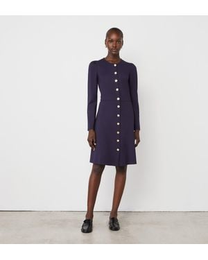 Finery London Blake Ponte Jersey Midi Dress - Blue