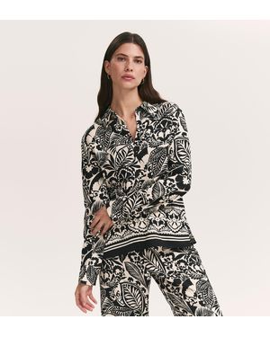 Finery London Roma Button Through Shirt - Black