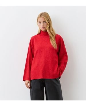 Finery London Melanie Knitted Jumper - Red