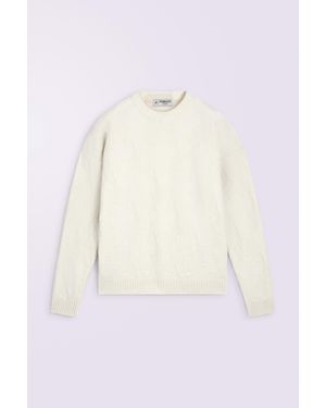 Fiorucci Kissing Angels Knit Jumper - White