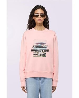 Fiorucci Abduction Regular Sweatshirt - Pink