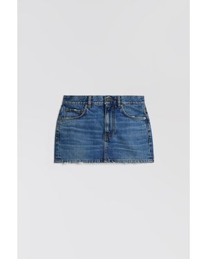 Fiorucci Denim Mini Skirt Mid - Blue