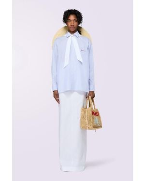 Fiorucci Logo Stripe Shirt - Blue
