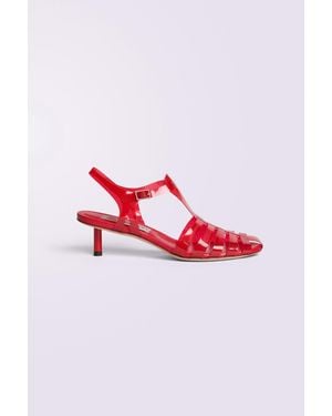 Fiorucci Jelly Kitten Heels - Red