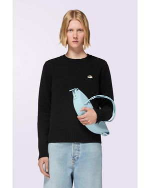 Fiorucci Angels Patch Merino Jumper - Black