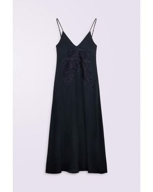 Fiorucci Kissing Angels Slip Maxi Dress - White