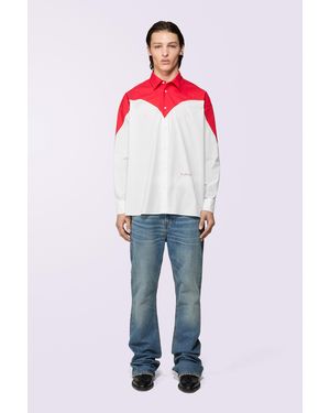 Fiorucci Embroidered Heart Shirt - Blue