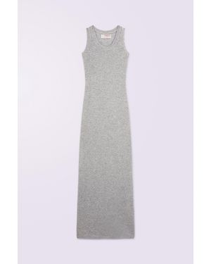 Fiorucci Label Jersey Maxi Dress - White