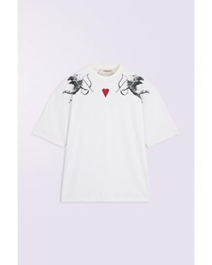 Fiorucci Double Cupid Relaxed T-Shirt - White