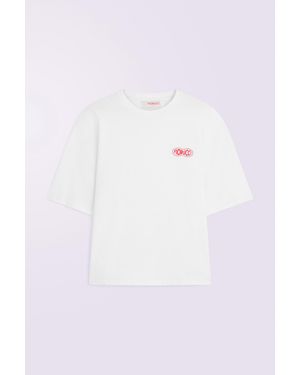 Fiorucci Fish Eye Logo Relaxed T-Shirt - White