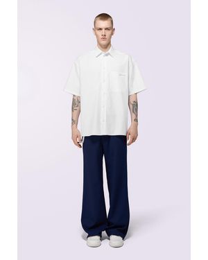 Fiorucci Logo Stripe Shirt - White