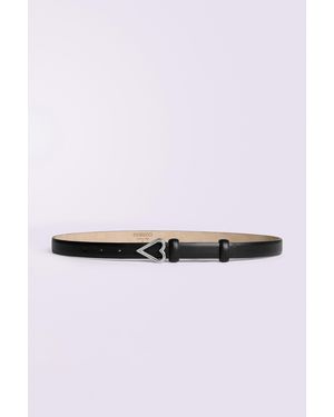 Fiorucci Heart Leather Belt - Multicolour