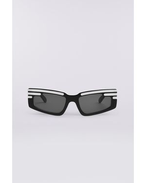 Fiorucci Rectangular Wing Sunglasses - Multicolour
