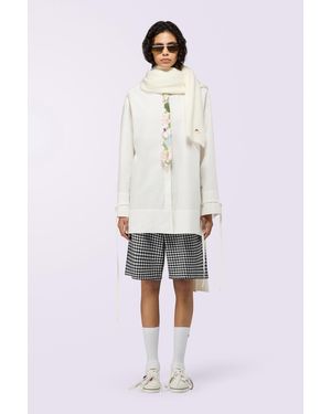 Fiorucci Gingham Bermuda Shorts - White