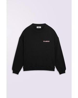 Fiorucci Star Logo Relaxed Sweatshirt - Black