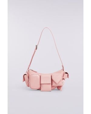Fiorucci Super Pocket Leather Bag - Pink