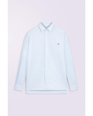 Fiorucci Angels Patch Stripe Shirt - Blue