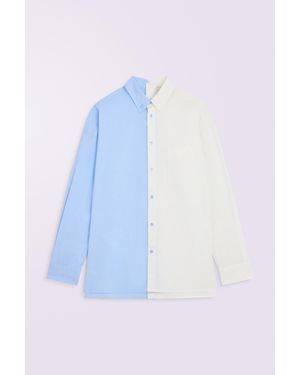 Fiorucci Open Back Shirt - Blue