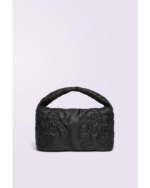 Fiorucci Kissing Angels Maxi Quilted Bag - Black