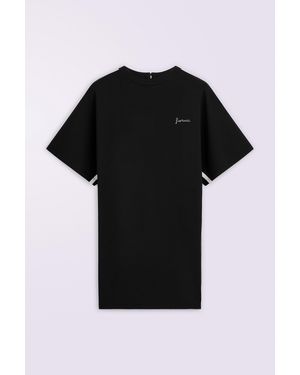 Fiorucci Logo Jersey Mini Dress - Black