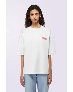 Fiorucci Fish Eye Logo Relaxed T-Shirt - White