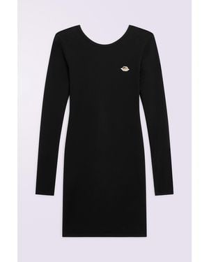 Fiorucci Angels Patch Mini Dress - Black