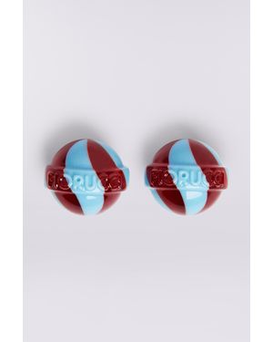 Fiorucci Lollipop Earrings Multi - Red