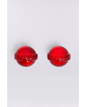 Fiorucci Mini Lollipop Earrings - Red