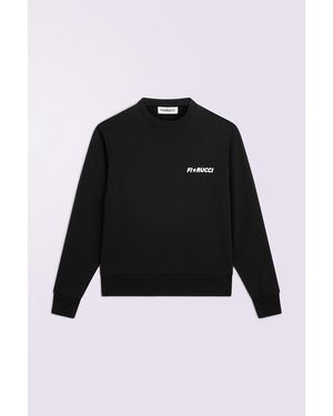 Fiorucci Glitter Star Logo Regular Sweatshirt - Black