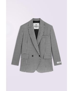 Fiorucci Gingham Blazer - Grey