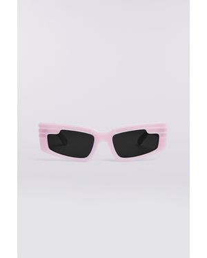 Fiorucci Rectangular Wing Sunglasses - Multicolour