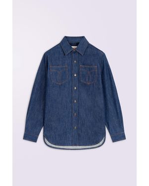 Fiorucci Denim Overshirt Rinse Wash - Blue