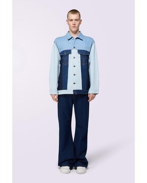 Fiorucci Wide Leg Jeans Deep - Blue