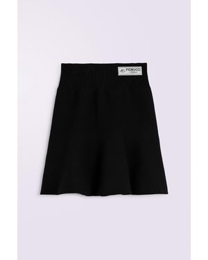 Fiorucci Knit Bubble Mini Skirt - Black