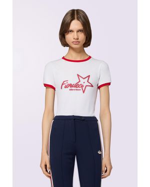 Fiorucci Ultra Team Glitter Star Logo Baby T-Shirt - White