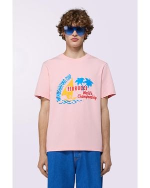 Fiorucci Windsurfing Regular T-Shirt - Red