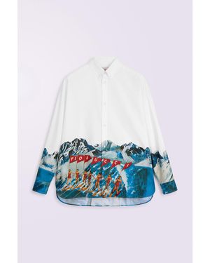 Fiorucci Winter Waterskiing Shirt - Blue