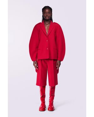 Fiorucci Puff Blazer - Red