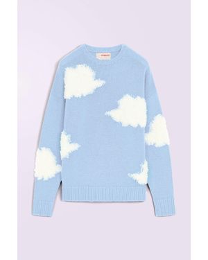 Fiorucci Angels Clouds Knit Jumper - Red