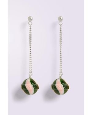Fiorucci Lollipop Drop Earrings Multi - White