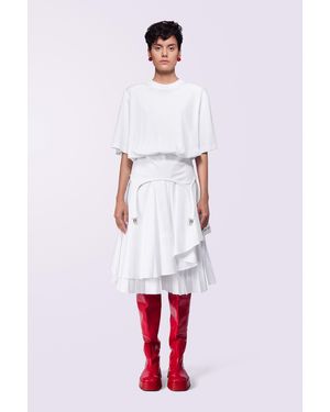Fiorucci Embroidered Midi Skirt