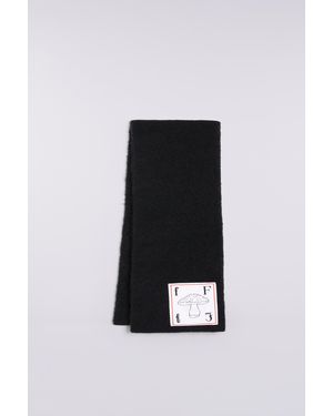 Fiorucci Mushroom Patch Scarf - Black