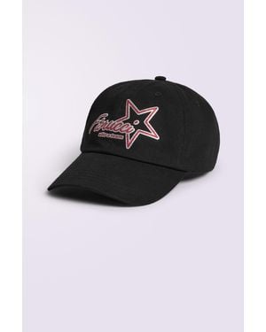 Fiorucci Ultra Team Glitter Star Logo Cap - Black