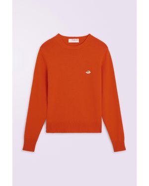Fiorucci Angels Patch Knit Jumper - Orange