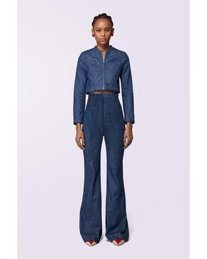 Fiorucci Heart Flare Jeans Rinse Wash - Blue