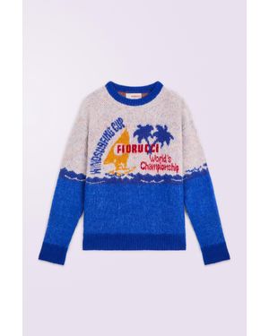 Fiorucci Windsurfing Mohair Jumper - Blue