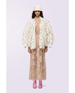 Fiorucci Floral Angel Bomber Jacket - White