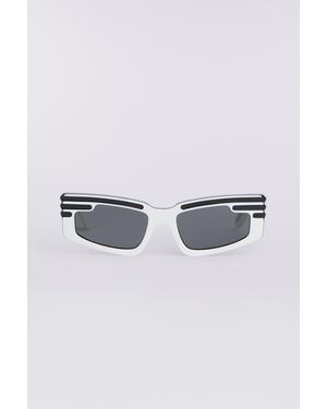 Fiorucci Rectangular Wing Sunglasses - Multicolour